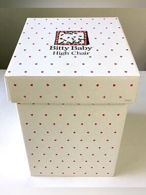 Vintage EMPTY BOX Bitty Baby High Chair BHC Pleasant Company American Girl Heart